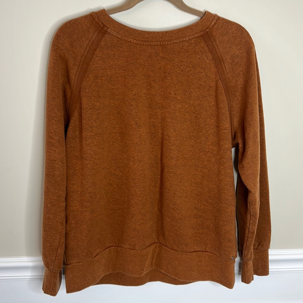 PrAna brown 55 %hemp sweatshirt Large